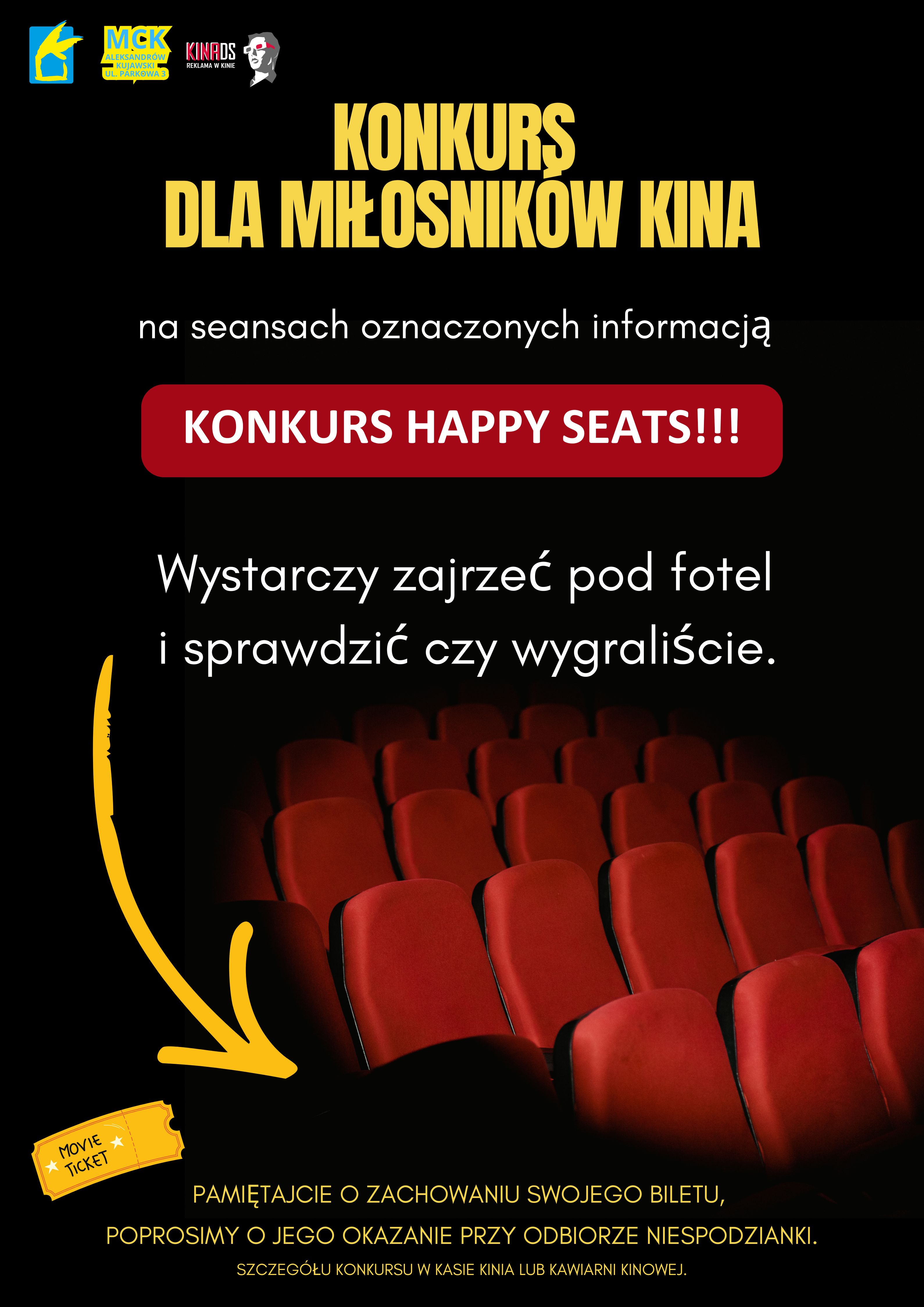 KINOWY KONKURS HAPPY SEATS